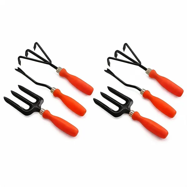 AGT_Garden_Tool_Set_Hand_Fork,_Weeder/Cultivator_&_Hand_Rake_for_Gardening_Garden_Tool_Kit_(3_Tools)