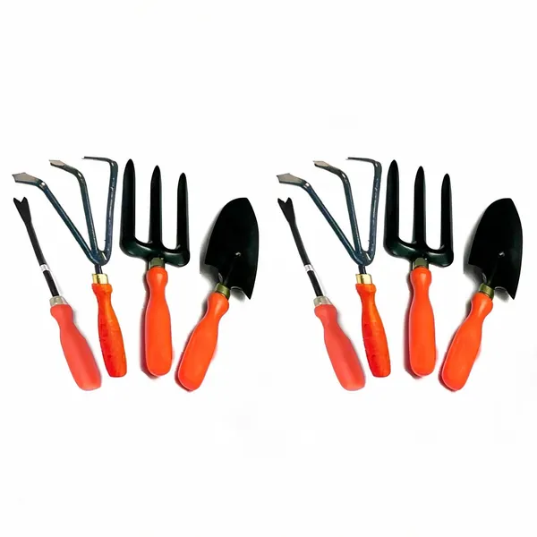 AGT_Garden_Tool_Weeder,_Trowel,_Khurpi_Khurpa,_Cultivator,_Fork_Gardening_Tools_Set_Garden_Tool_Kit,_Pack_of_4_Garden_Tool_Kit_(4_Tools)