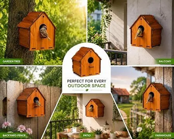 Agt_Wooden_Bird_House_for_Outdoor_Garden,_Balcony_&_Backyard_Bird_House_(Hanging)