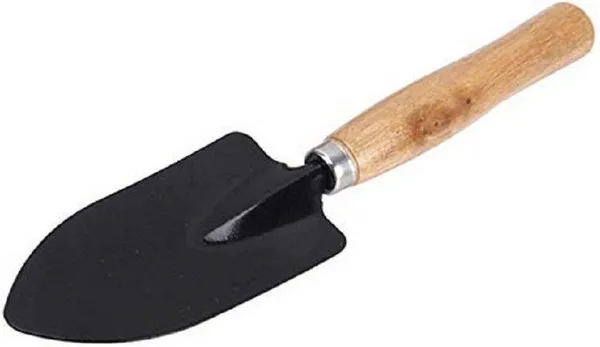 SHREETA_Garden_Tool_Set_Combo_with_Flower_Cutter_Heavy_Gardening_Cut_Tool_with_Garden_Tool_Set(Wooden_Handle_and_Black_Metal)_1_Set_Gardening_Tools_&_1_Pieces_Flower_Cutter_Garden_Tool_Kit_(4_Tools)