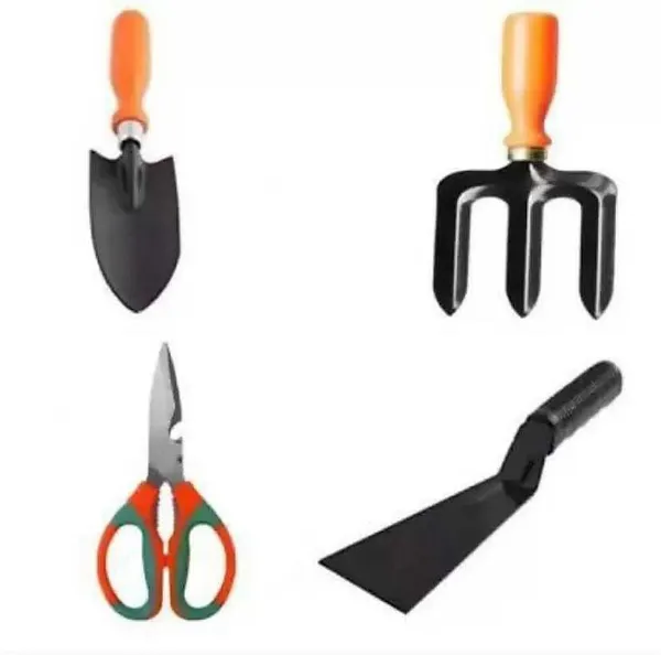 AGT_Gardening_Tool_Set_Garden_Tool_Kit_-_4_Tools_-_Scissor,_Garden_Fork,_Trowel,_Khurpi_Khurpa_Garden_Tool_Kit_(4_Tools)