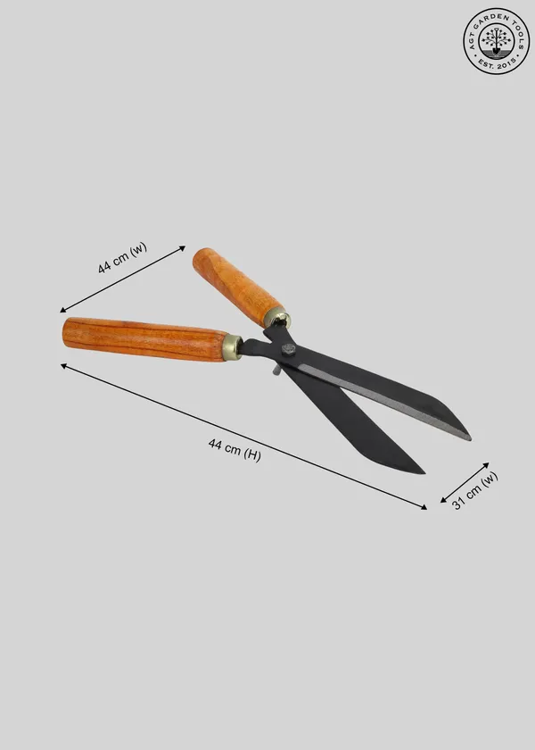 AGT_Heavy_Cutter_Shear_Wooden_Handle_Hudge_Scissor_Garden_Tool_Kit_(1_Tools)