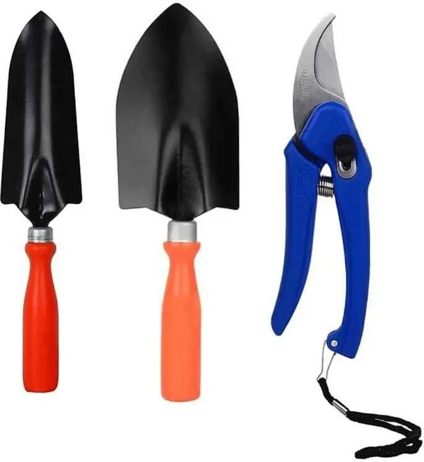 AGT_Garden_Tools_Set_of_Pruner,_Khurpa_&_Khurpi_Garden_Tool_Kit_(3_Tools)