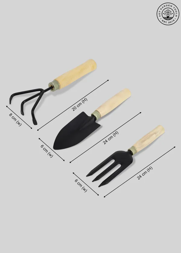 AGT_Garden_Tool_Set_Big_Trowel,_Hand_Fork_&_Hand_Rake_for_Gardening_Garden_Tool_Kit_(3_Tools)