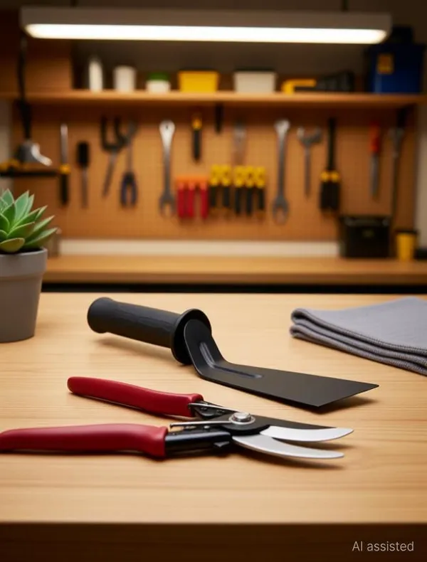 AGT_Garden_Tool_Set_Khurpi_&_Pruner/Cutter_Garden_Tool_Kit_(2_Tools)