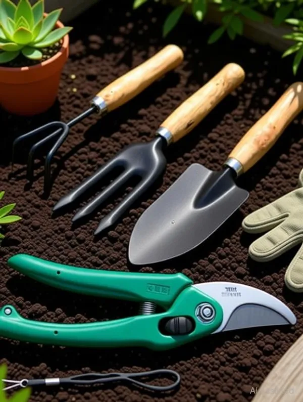 Ravel_Garden_Tool_Set_Big_Trowel,_Hand_Fork,_Hand_Rake_&_Pruner/Cutter_for_Gardening_Garden_Tool_Kit_(4_Tools)