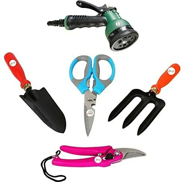 AGT_Garden_Spade_Tools_(Multicolor)_Garden_Tool_Kit_(2_Tools)
