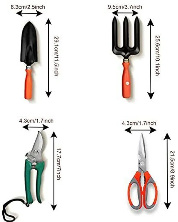 AGT_Garden_Spade_Tools_(Multicolor)_Garden_Tool_Kit_(2_Tools)