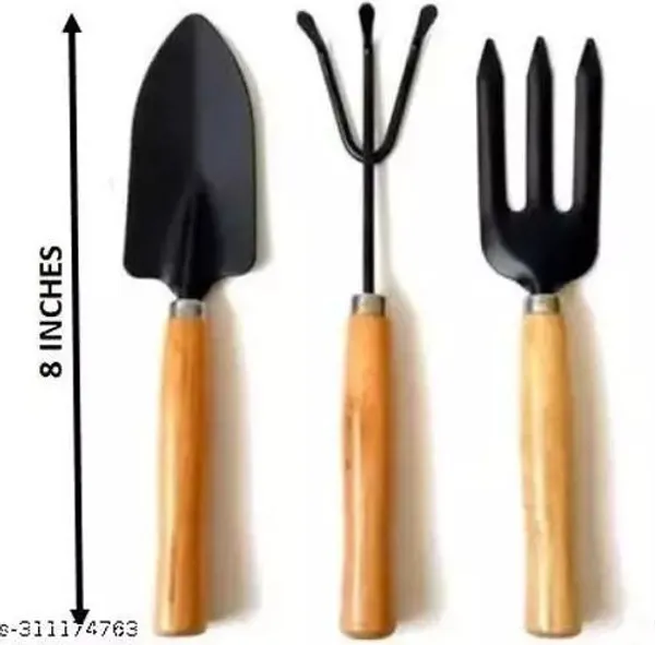 AGT_Garden_Tool_Set_Big_Trowel,_Hand_Fork,_Hand_Rake,_Pruner/Cutter_&_Scissor_Garden_Tool_Kit_(5_Tools)