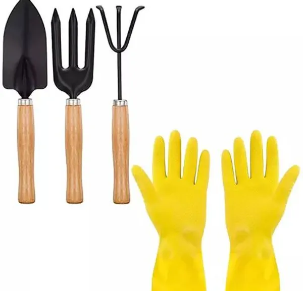 AGT_Gardening_Tool_Set_with_Rubber_Gloves_Garden_Tool_Kit_(4_Tools)