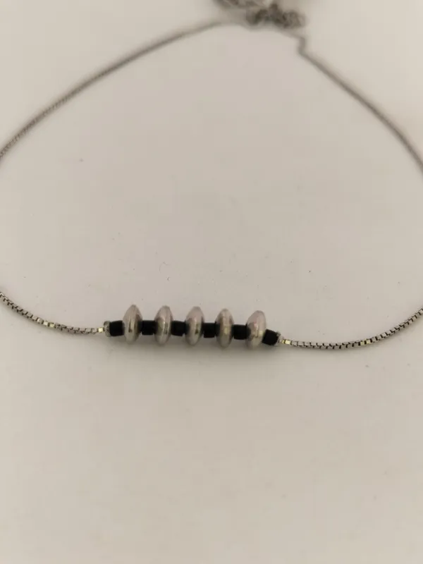 Silver_Tone_Black_Beaded_Necklace_for_Women
