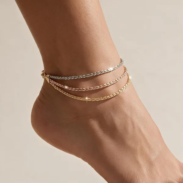 3_Layered_Anklet_For_Women