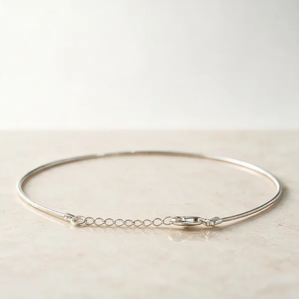 Silver-Tone_Delicate_Anklet_For_Women