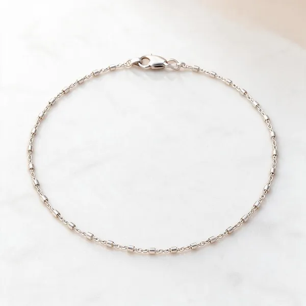 Silver-Tone_Minimal_Anklet_For_Women