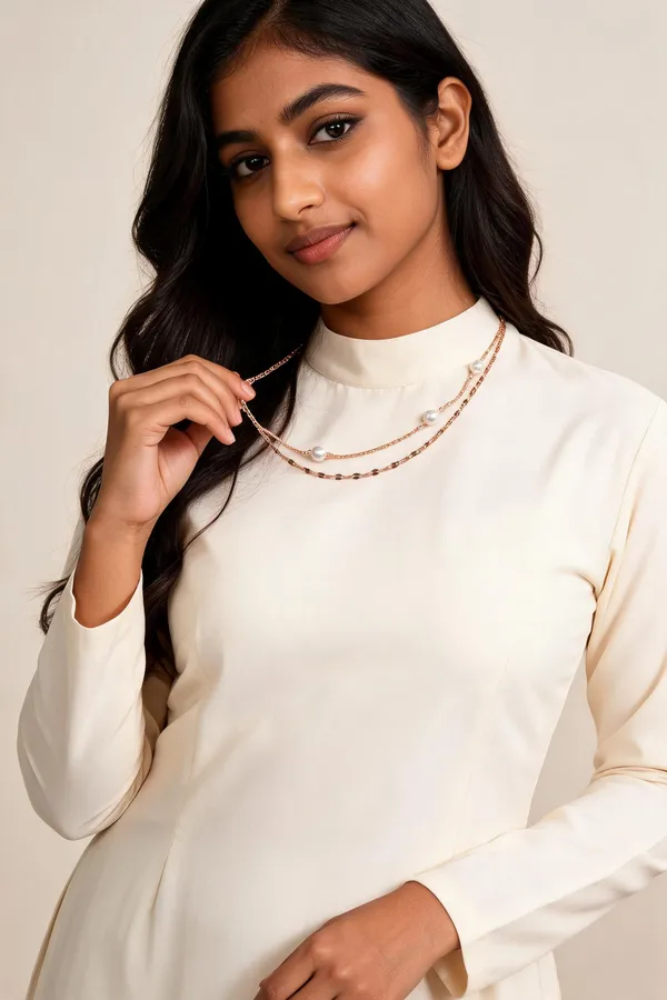 Rose_Gold_Pearl_Layered_Chain_Necklace_For_Women