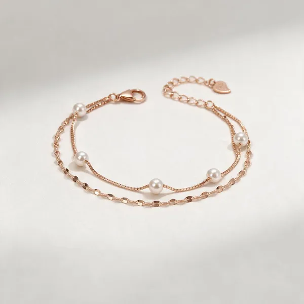 Rose_Gold_Pearl_Layered_Bracelet_For_Women