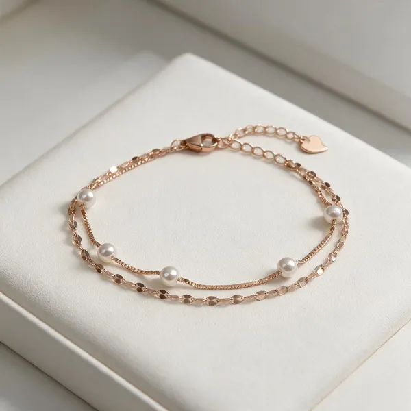 Rose_Gold_Pearl_Layered_Bracelet_For_Women