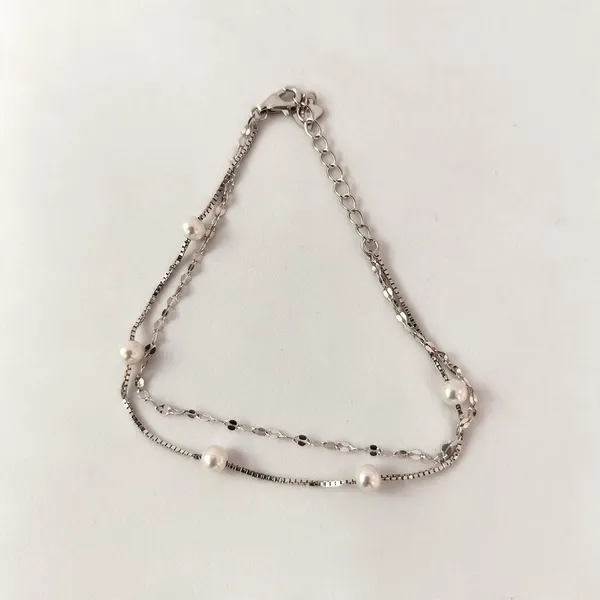 Silver_Tone_Pearl_Layered_Bracelet_For_Women