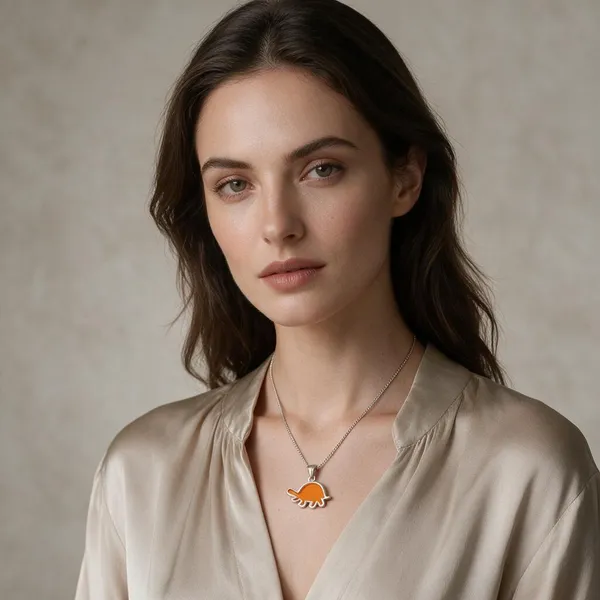 Orange_Dinosaur_Chain_Pendant