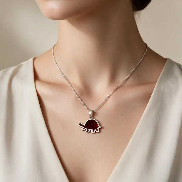 Orange_Dinosaur_Chain_Pendant