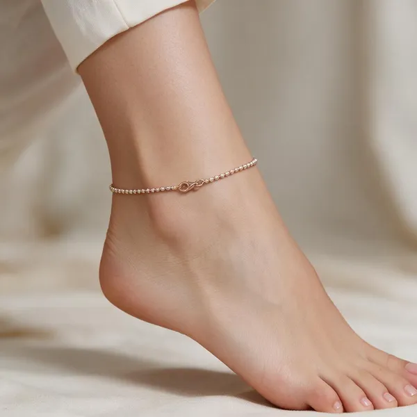 Rose_Gold_Beaded_Anklet_For_Women