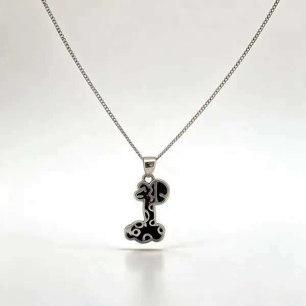 Silver-Tone_Giraffe_Chain_Pendant_For_Women