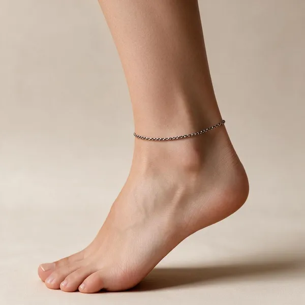 Black_Beaded_Anklet_For_Women
