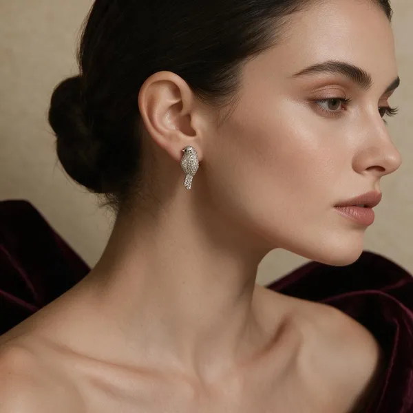 925_SILVER_EARRING_BIRD_WITH_FULL_WHITE_CZ