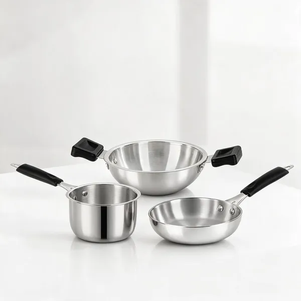 Triply_Tinypot_3_Pcs_Gift_Set_(Kadhai_14Cm,_Fry_Pan_14Cm,_Sauce_Pan_10Cm)