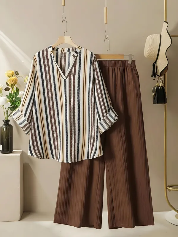 Multicolor_Striped_Relaxed_Fit_Co_Ord_Set_for_Women