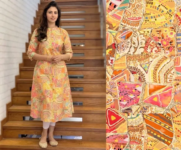 Peach_Printed_Straight_Kurta_For_Women