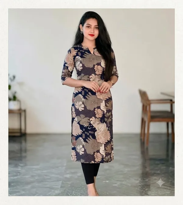 Navy_Blue_Floral_Print_Straight_Kurta_for_Women