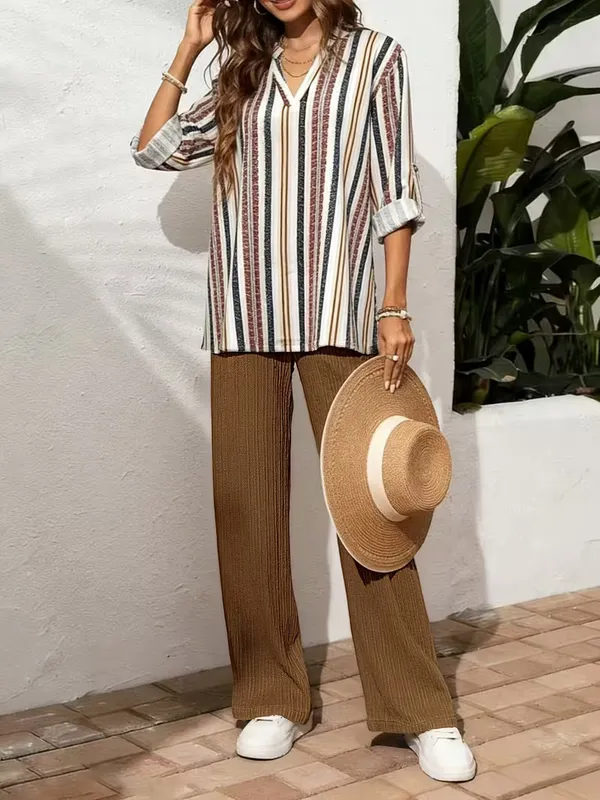 Multicolor_Striped_Relaxed_Fit_Co_Ord_Set_For_Women