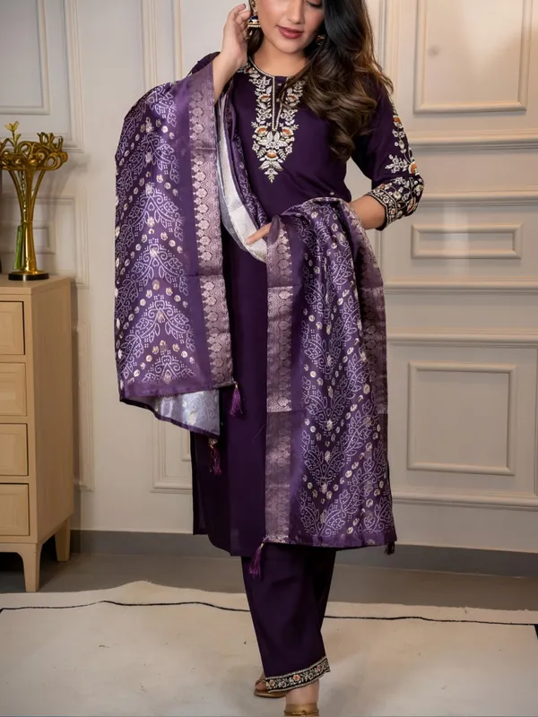 Purple_Embroidered_Straight_Suit_Set_for_Women
