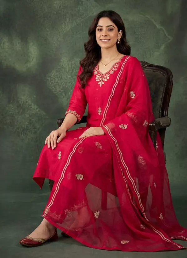 Red_Embroidered_Straight_Suit_Set_for_Women