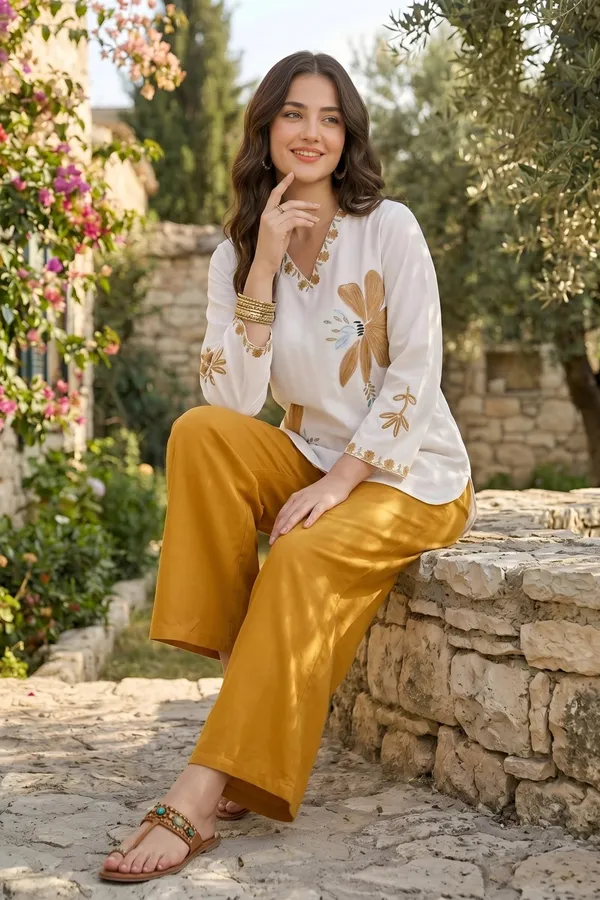 White_Printed_Straight_Kurta_Pant_Set_for_Women