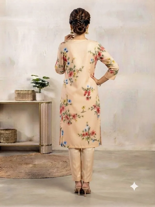 Beige_Floral_Straight_Kurta_Set_for_Women