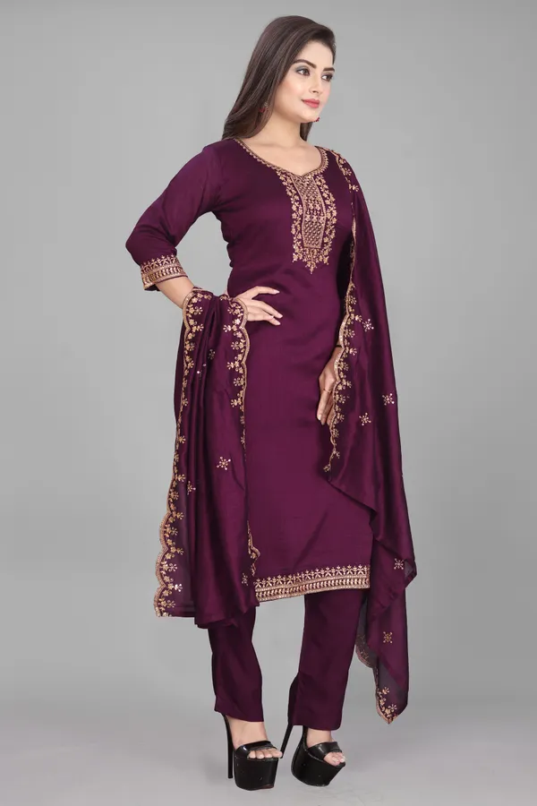 Plum_Embroidered_Straight_Suit_Set_for_Women