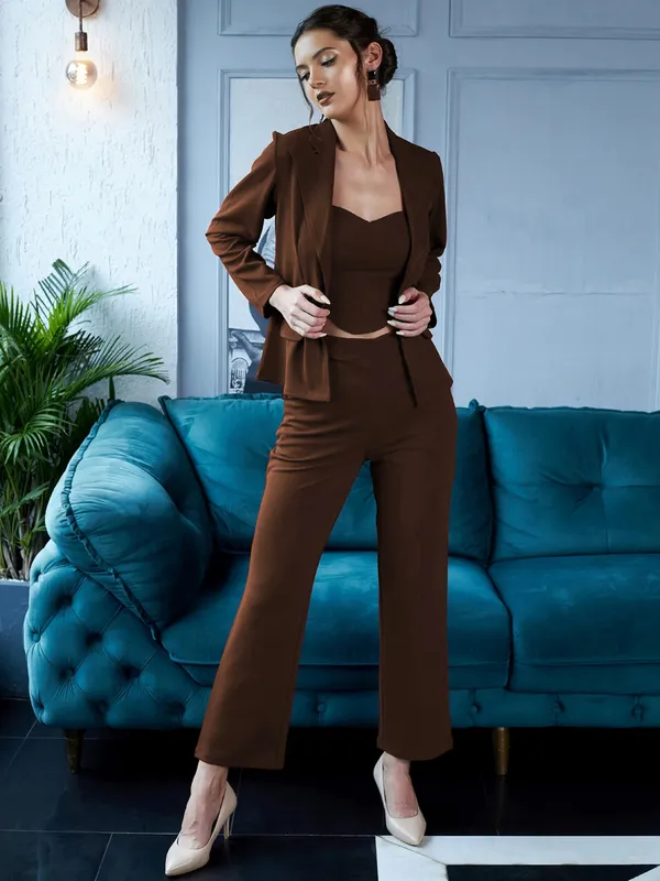 Brown_Tailored_Three_Piece_Suit_Set_for_Women