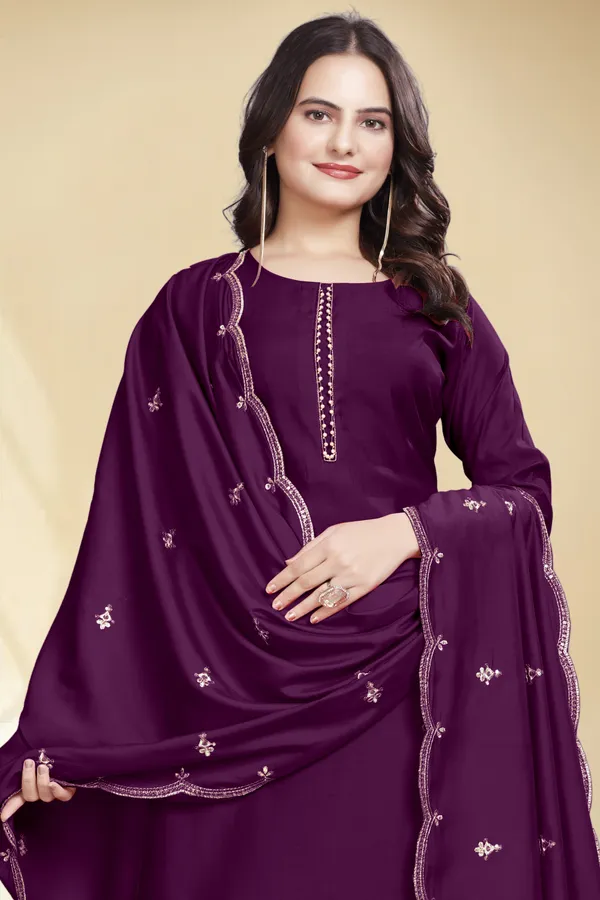 Purple_Embroidered_Straight_Kurta_Set_For_Women
