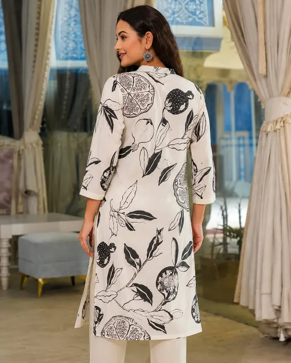 White_Printed_Straight_Kurta_Set_For_Women