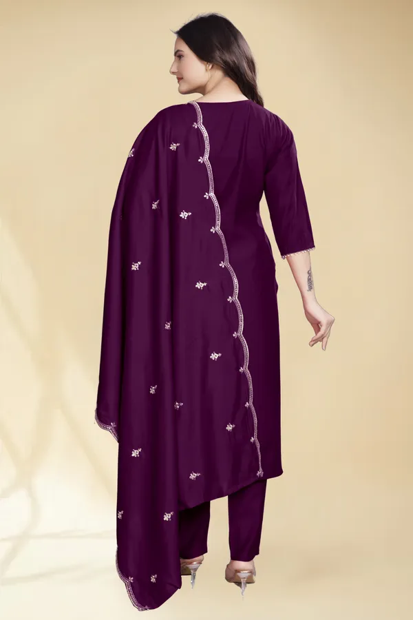 Purple_Embroidered_Straight_Kurta_Set_For_Women