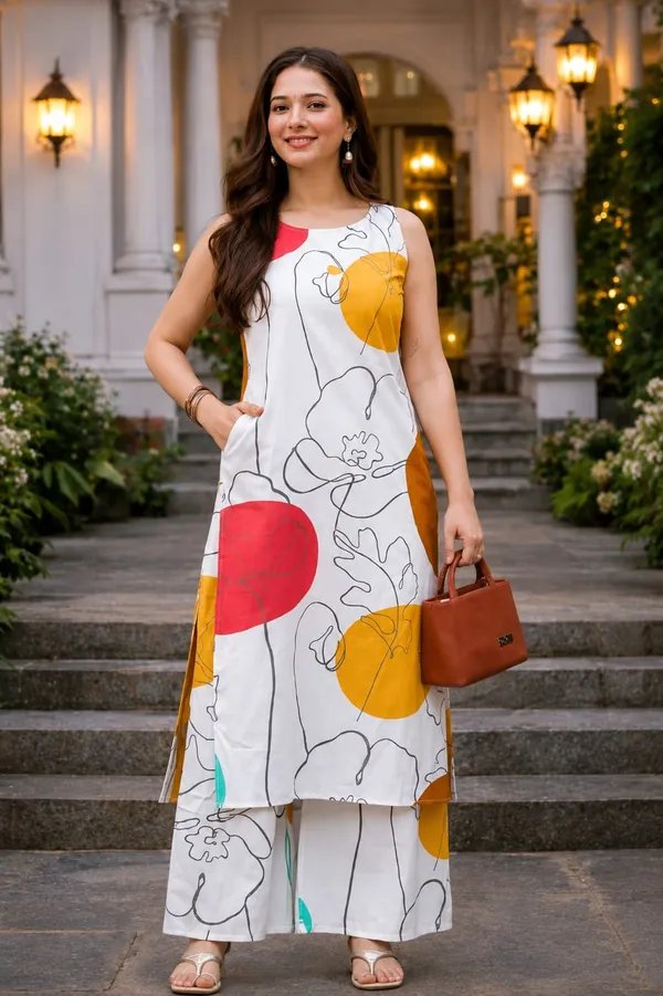 White_Printed_Sleeveless_Kurta_Palazzo_Set_for_Women