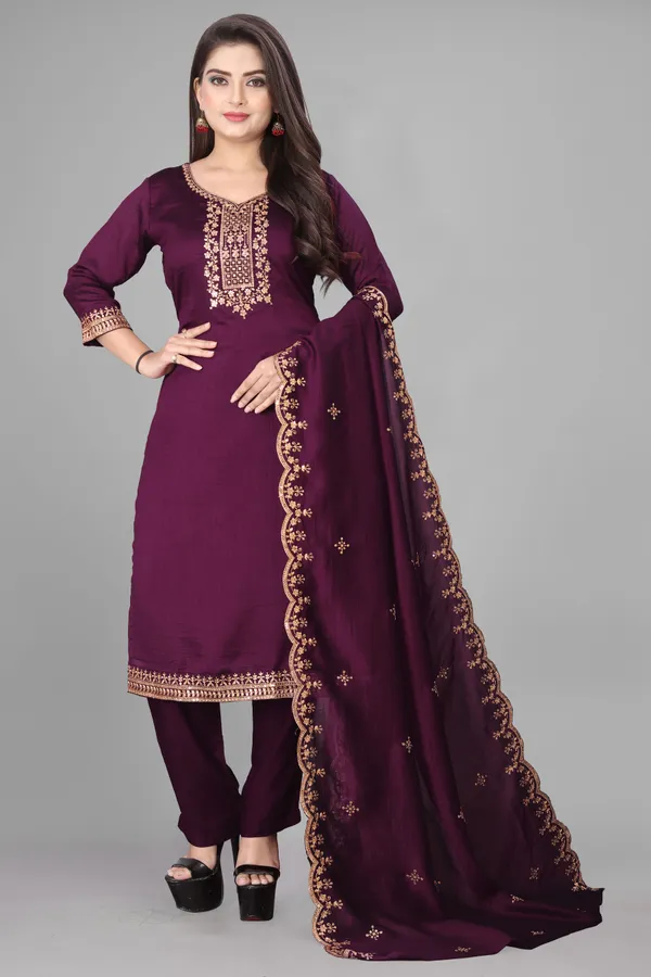 Plum_Embroidered_Straight_Suit_Set_for_Women