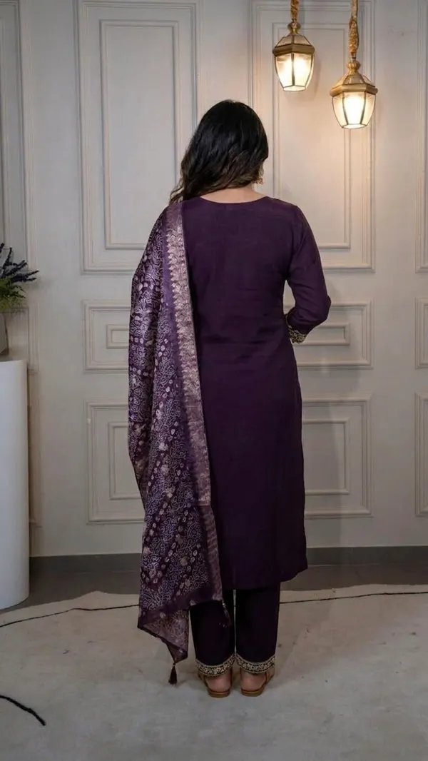 Purple_Embroidered_Straight_Suit_Set_for_Women