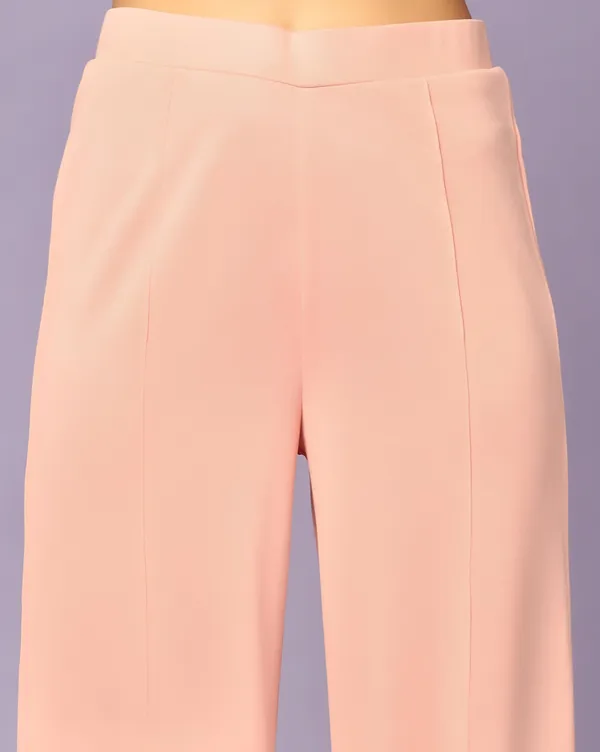 Pink_Puff_Sleeve_Top_And_Wide_Leg_Pants_Co_Ord_Set_For_Women