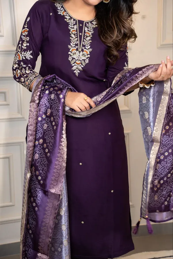Purple_Embroidered_Straight_Suit_Set_for_Women