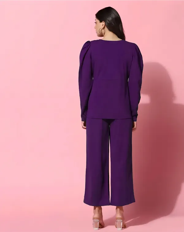 Purple_Peplum_Top_And_Wide_Leg_Pants_Set_for_Women