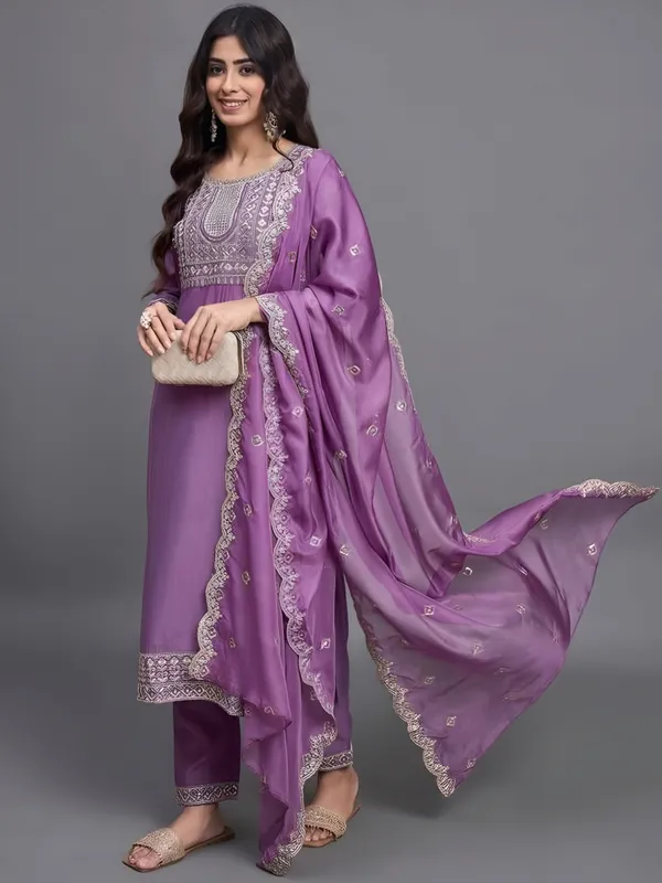 Purple_Embroidered_Anarkali_Kurta_For_Women
