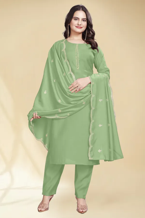 Green_Embroidered_Straight_Suit_Set_for_Women